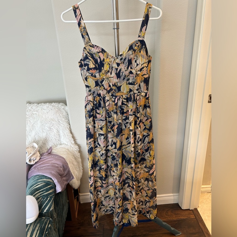 NSR floral bustier top dress